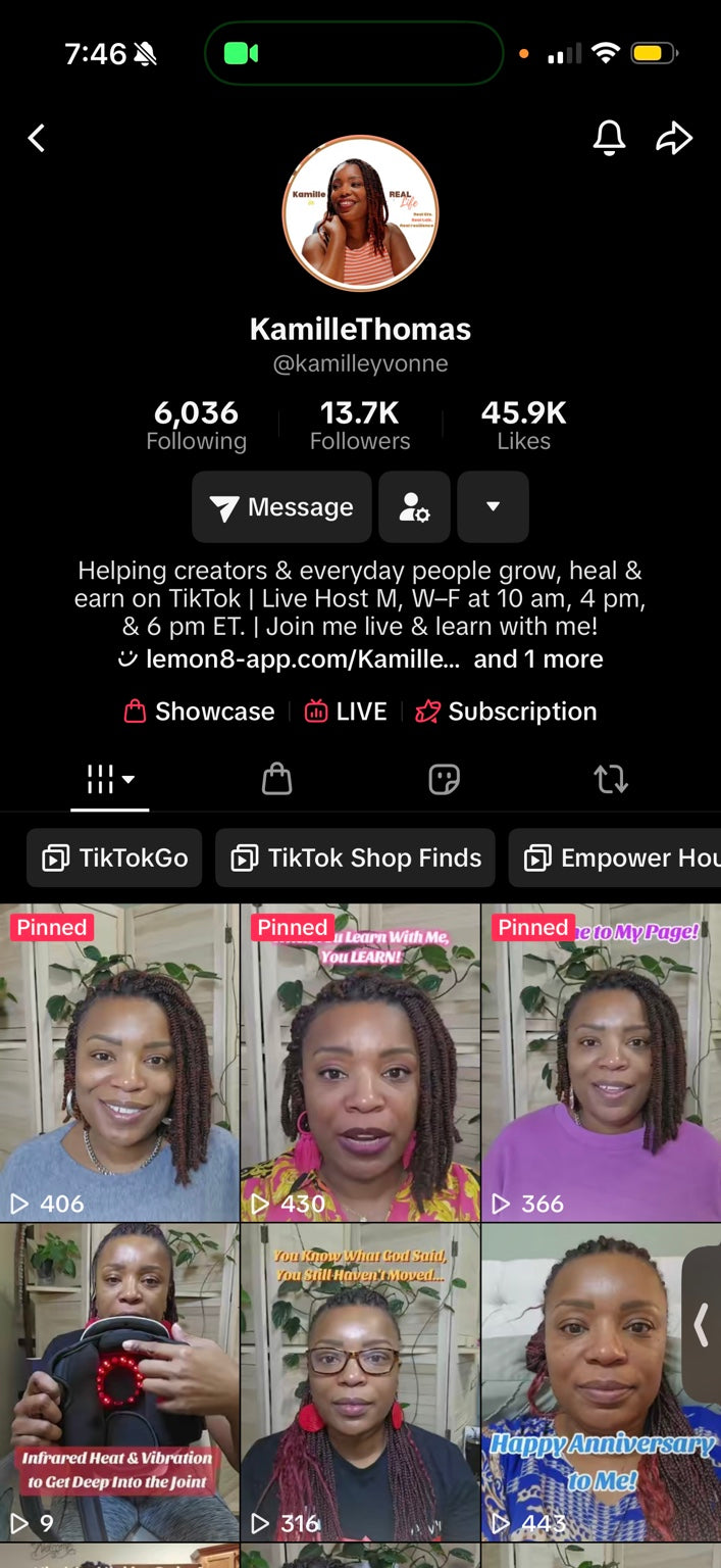 Kamille Thomas · @kamilleyvonne: After, 13.7K followers